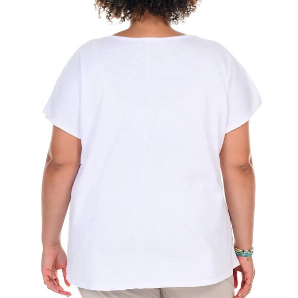 Fresh Produce NWT Keepsake Slouchy Tee In White One Size - Picture 4 of 7